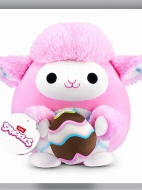 🆕- SNACKLES- 8”Easter Snackle Anna the Lamb, Ultra Soft Collectible Plush